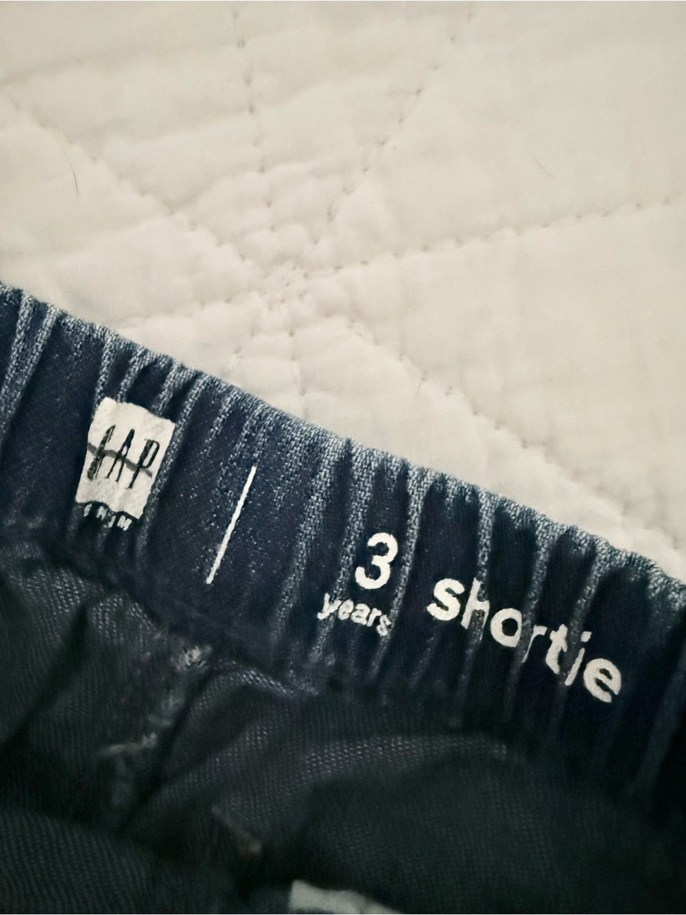 3T GAP Blue Denim Drawstring Kids Shorts - Picture 3 of 4